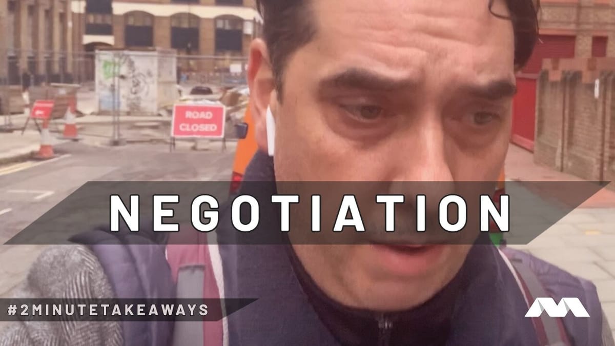 Digital Entrepreneur on Negotiating